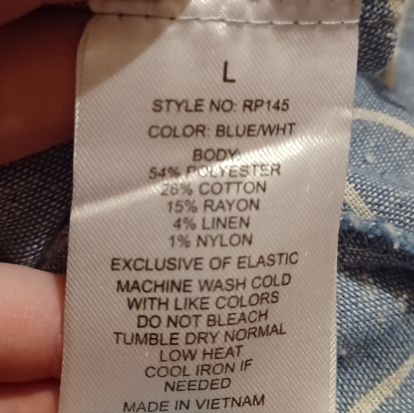 Ci Sono Linen Jumpsuit • Lightweight • Size L • NWOT - Picture 11 of 11